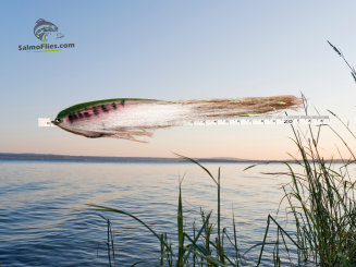 XL Profi-Streamer 22cm – Hecht & Huchen – Hakengröße 2/0 – SalmoFlies Nr. 24 