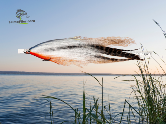 XL Profi-Streamer 21cm – Hecht & Huchen – Hakengröße 2/0 – SalmoFlies Nr. 22 