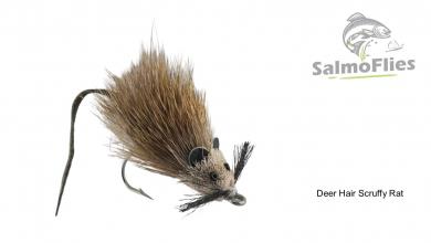 Deer Hair Scruffy Rat 3/0