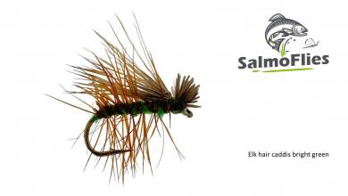 Elk hair caddis bright green 12