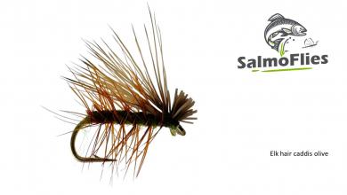 Elk hair caddis olive 12
