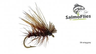 Elk hair wing grey 12