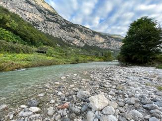Fliegenfischen an der Sarca Italien 