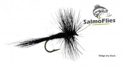 Midge dry black 16