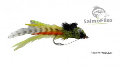 Pike Fly Frog Diver 3/0