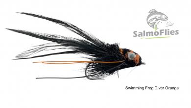 Swimming Frog Diver Orange 3/0