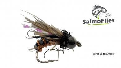 Wired Caddis Amber 12
