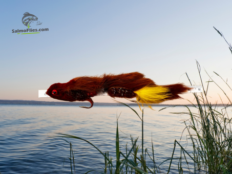 Butt Monkey Streamer (Articulated Brown) | #2, 14,5cm 