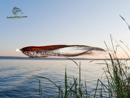 XL Profi-Streamer 25cm – Hecht & Huchen – Hakengröße 2/0 – SalmoFlies Nr. 27 