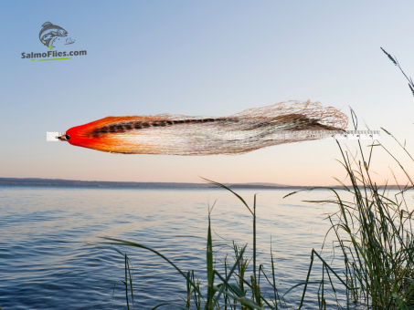 XL Profi-Streamer 23cm – Hecht & Huchen – Hakengröße 2/0 – SalmoFlies Nr. 21 